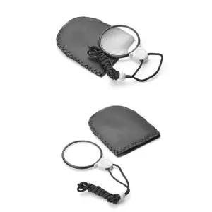 미니 휴대용 목걸이 돋보기 파우치 포함 캠핑 식물