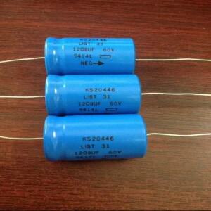 미국 오리지널 브랜드  KS20446 1200UF 60V 발열 축형 전해 콘덴서