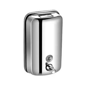 [셀러에이드]욕실 벽걸이 스텐 물비누 케이스 디스펜서 핸드워시 샴푸통 500ml