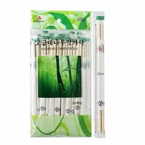 대나무 일회용 젓가락 도시락용 나무젓가락 식사용 50P