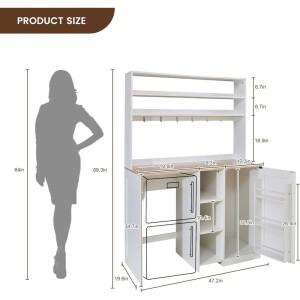 소형 냉장고 수납장, 미니 전원 공급 장치가 있는 음료