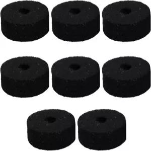 드럼 8종 세트용 원형 소프트 블랙 심벌 스탠드 펠트 와셔 교체