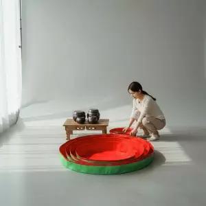 국산 무봉제 대용량 김장매트 180cm 김장용 비닐 김장준비물 돗자리