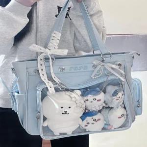 MONI 덕질가방 투명백 이타백 솜인형 콘서트가방 포토카드 키링 굿즈  꾸미기