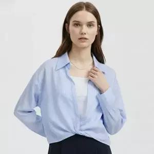 [NS홈쇼핑][샵앤] 여성 봄신상 데일리 나시티 스트라이프 셔츠 세트 EGG-WSET-21133...