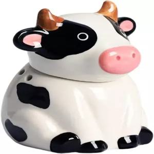 123Arts 소 베이킹 소다 홀더 용기 세라믹 병 냉장고 뚜껑 탈취제