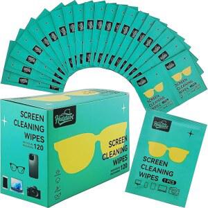 전자 제품용 Hatstart 스크린 클리너 렌즈 휴대폰 모니터용 카운트 120 클리닝 화면용 안경 물티슈 노트북 태블릿 물티슈, 컴퓨터