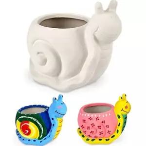 달팽이 채색 어린이 도자기 인테리어 데스크 화분 인테리어화분