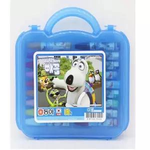 옆집샵 크레파스 18색 어린이 미술 도구 그림 그리기가 즐거워지는 랜덤 구성