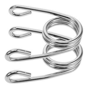 2Pcs 바이크 오토바이 솔로 시트 스프링 전기 도금 금속 교체 충격 흡수 서스펜션 마운트 빈티지 스타일 안