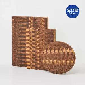 [리퍼] 오스온 엔드그레인 티크나무 양면도마