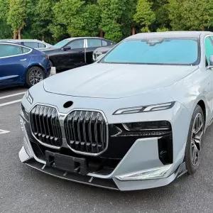 BMW 7 시리즈 i7 G70 G73 M 스포츠 23-25 프론트 로워 범퍼 립 디퓨저 스