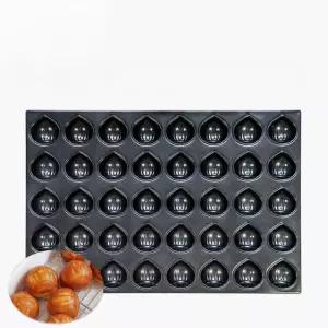 밤모양 대형 마들렌 베이킹 40구 업소용 몰드 모양틀 버터떡 코팅팬 밤 도금 논스틱
