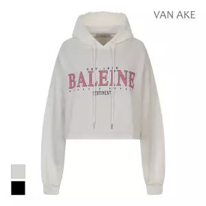 [반에이크] 레터링 크롭 후드티셔츠_VB44TSUP16Z