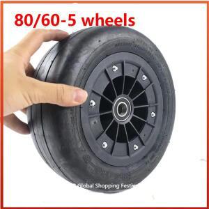 DIY 고카트 바퀴 튜브리스 타이어 진공 휠 허브 전기 4 륜 바이크 오토바이 스쿠터 휠에 호환 80/60-5