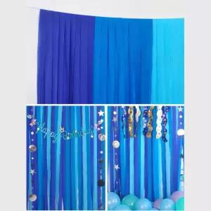 돌상 포토존 파티 스트리머 가렌드 블루 산타 크리스마스 연말 성탄절 어린이집