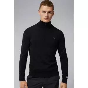 제이린드버그 남성 하프집업 메리노울 니트집업