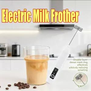 미니거품기 미니 우유 거품기 USB 충전식 3단계 거품 제조기 커피 믹서 전기 핸들 블렌더 계란 핫 쿠킹