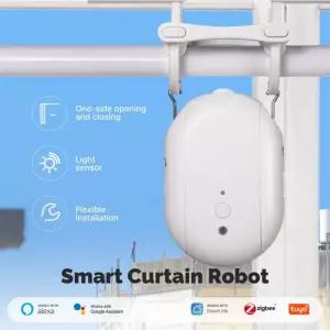 전동커튼 투야 스마트 지그비 전동 커튼 라이트 센서 자동 개폐기 앱 알렉사 구글 홈