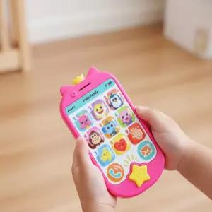 핑크퐁 팝업 스마트폰 휴대폰 장난감 전화놀이 동요 숫자 사운드 전화기 청각발달 아기 유아