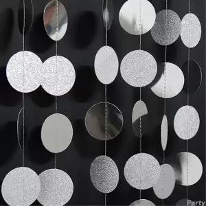 원형 파티 벽장식 돌상 배너 가렌드 성탄절파티 성탄절분위기 파티소품 겨울장식 연말