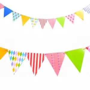 어린이집 가렌드 돌잔치 깃발 가랜드 2개 쇼핑몰 연말 성탄절분위기 파티용품 산타