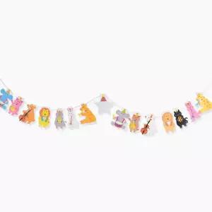 어린이집 가랜드 아이방 동물 벽장식 2개 파티장식 크리스마스가렌드 장식배너 연말