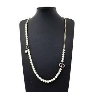 [구구스]중고명품 크리스찬 디올 진주 장식 목걸이 (NO 10321045) 04EVT