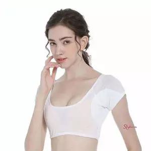 여성 3색 땀속옷 겨땀속옷 겨땀티 겨드랑이 반팔 1개bcd411