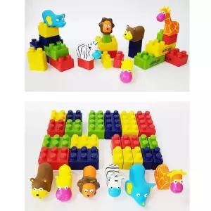 안전놀이 아기장난감 동물 대형 블록 유아빅블럭 3세 어린이집 2세