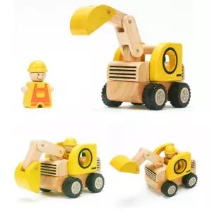 중장비 포크레인 2세 3세 원목장난감 어린이집학습놀이 블록 유아블럭