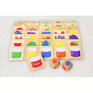 색깔놀이 원목블록 영유아 학습장난감 어린이집 초등학생선물 유치원