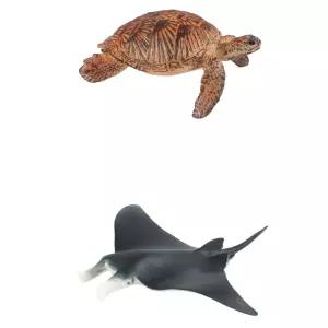 바다거북 오징어 문어 바다동물 4종세트 3살 유치원교구 교육용완구