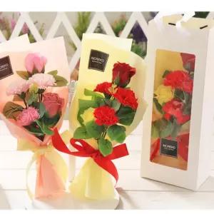 미니 비누꽃 한송이 비누꽃다발 카네이션 선물 스승의날 어버이날 부모님 선생님 어린이집 초등 감사 조화