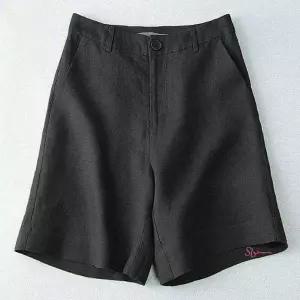 여성 린넨 여름 팬츠 뒷밴딩 반바지 마바지 캐주얼wxy070