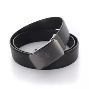 WL 다운블로우-DBBT003BK 국내제작 시그니처 로고자동버클 가죽벨트