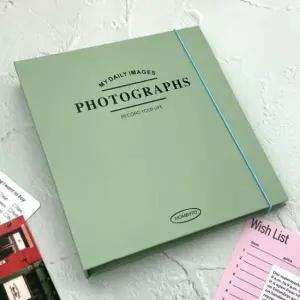 [문구/오피스] 접착식 네컷 앨범 인생사진 OWJ51212 포토북 그린