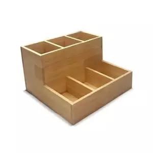 업소용디스펜서 우드 디스펜서 6구 빨대 커피스틱 스트로우 보관 정리