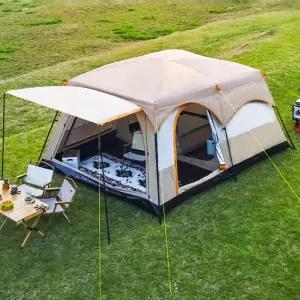 장박 거실형텐트 텐트 대형 원터치 리빙쉘 쉘터 동계 거실형