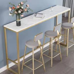 북유럽 바 모던 테이블 대리석 카페 사이드 높은