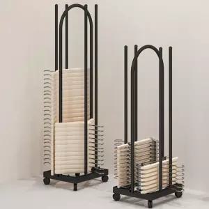 매장용 옷걸이보관 선반 보관랙 옷걸이정리대 이동식