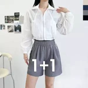 [옷은날개] 면 3부팬츠 여름핫팬츠 밴딩바지 핫팬츠 휴가 숏팬츠