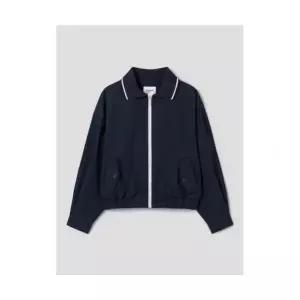 에잇세컨즈 8SECONDS 코튼 블렌드 집업 블루종 네이비 411484