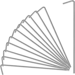 야외 장식 정원 가꾸기 및 캐노피 크리스마스 위한 17팩 헤비 듀티 메탈 텐트 스테이크