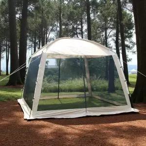 스크린쉘터 에코캠프 대형 메쉬 스크린 텐트 6 8인용 리빙쉘터
