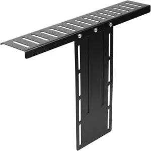 VIVO 16인치 위/뒤에 있는 VESA 모니터 라이브스트림 장치 선반 마운트 카메라 웹캠 마이크 조명 등을