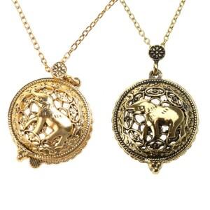 [호환품]목걸이 돋보기 빈티지 체인 메탈 골동품 수집