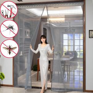 도구가 필요없는 자기 모기장 여름 안티 버그 플라이 도어 커튼 커튼 메쉬 자동 폐쇄 스크린 주방