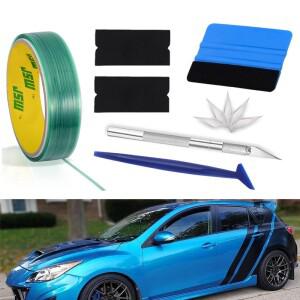 카랩핑 도구 키트 필름 스퀴지 비닐 랩 커팅 테이프 스패츌러 자동차 스티커 액세서리