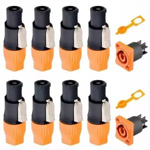 HDMI분배기 Powercon 커넥터 3 핀 20A 250V 전기 드릴 수 콘센트 LED 스크린 무대 조명 연결